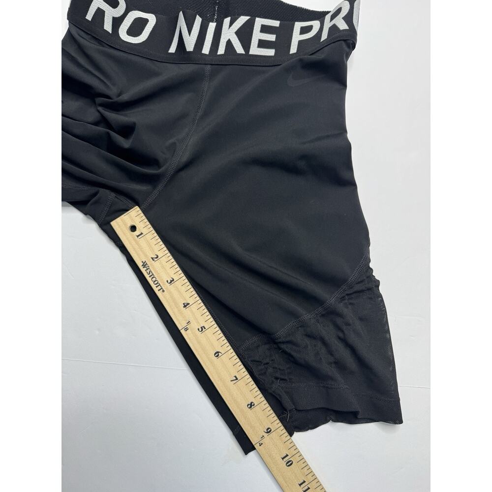 Nike Pro Shorts Womens M Black 8 Inch Compression Dri-FIT Training AR6709-010 - Picture 5 of 7